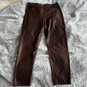 Something Navy Leather legging